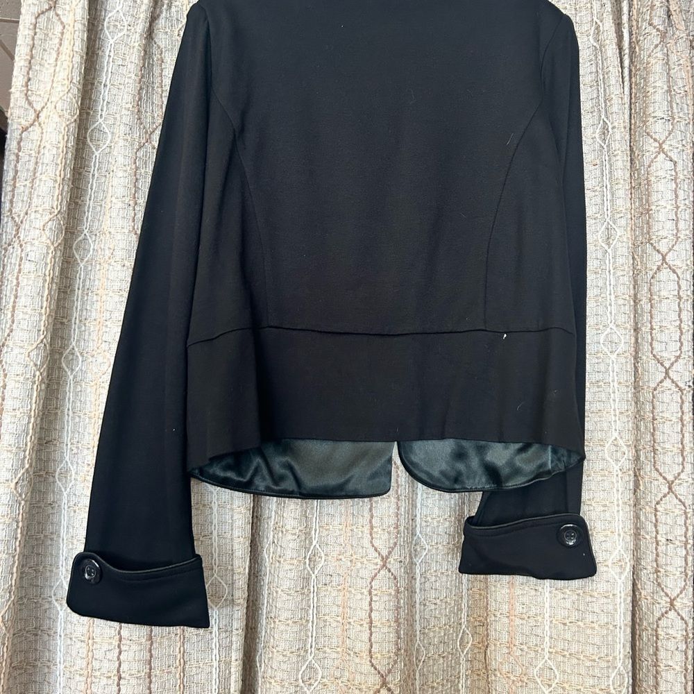 Bleu Bayou ladies xl black with big black buttons blazer - Picture 6 of 6